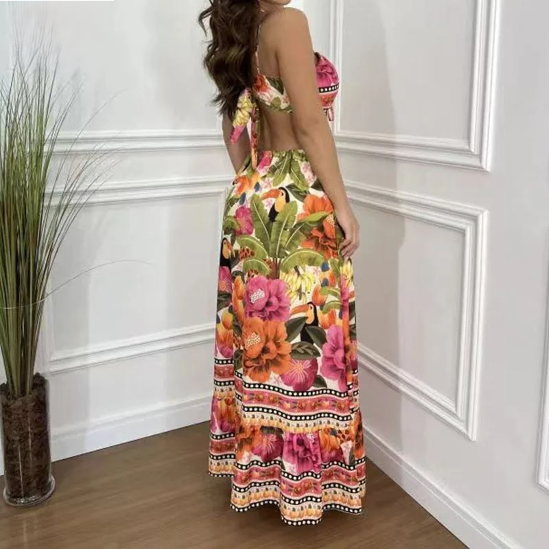 Evy™ |Tropical maxi dress